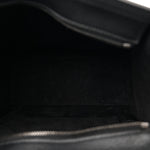 Drummed Calfskin Nano Luggage Black