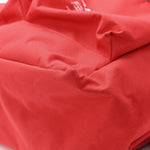 Canvas Quote Backpack Red White