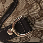 Monogram Medium Abbey Tote  Brown
