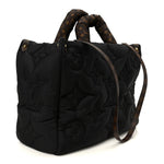 Econyl Monogram Pillow Giant Onthego MM  Black