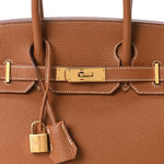 Togo Birkin 30 Gold
