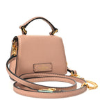 Calfskin Micro VSling Top Handle Bag Rose Cannelle