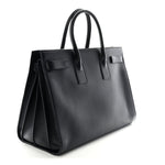 Calfskin Large Sac de Jour Carryall Navy Blue