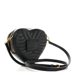 Calfskin New Wave Heart Bag Black