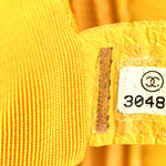 Shiny Goatskin Quilted Medium Chanel 19 Flap Yellow