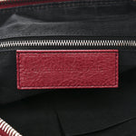 Agneau Giant 12 Silver Hardware Day Hobo Cassis