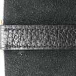 Taurillon Clemence Picotin Lock 22 MM  Black