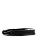 Calfskin Whipstitch Wallet On Chain WOC Black