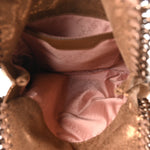 Metallic Shaggy Deer Mini Falabella Fold Over Tote Bronze