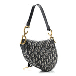 Oblique Saddle Bag Blue