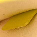 Canvas Calfskin Mini Vertical Cabas Neon Yellow