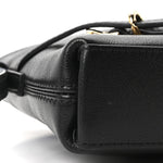 Tumbled Calfskin Nano Voyou Bag Black