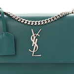 Calfskin Medium Monogram Sunset Malachite
