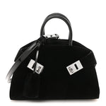 Velvet Strass XS Hug Bag Black