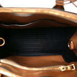 Saffiano City Calf Medium Esplanade Tote Caramel