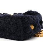 Cashmere Large Roman Stud Shoulder Bag Marine