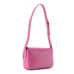 Shiny Calfskin Triomphe Shoulder Bag Fuchsia