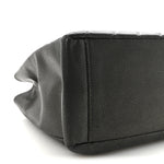 Caviar Quilted Grand Shopping Tote GST Dark Silver