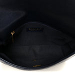 Caviar Quilted Small CC You Flap Navy