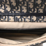 Oblique Saddle Chain Pouch Blue