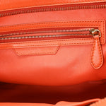 Smooth Calfskin Mini Luggage Orange