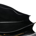Calfskin Soft Sound Charms Shoulder Bag Black