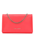 Grain de Poudre Classic Letters Chain Wallet Fuchsia
