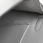 Metallic Chevre Chamkilight Mini Kelly Sellier 20 Argent