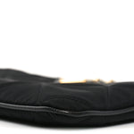Re-Nylon Tessuto Impuntu Quilted Re-Edition 1995 Chaine Pouch Black
