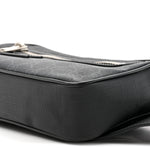 Soft GG Supreme Monogram Web Belt Bag Black Grey