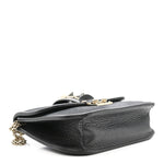Denim Small Glam Lock Rockstud Flap Deep Denim