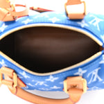 Calfskin Monogram Speedy P9 Bandouliere 20 Blue