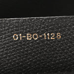 Grained Calfskin Saddle Bag Black
