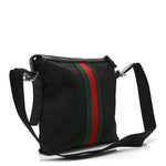 Techno Canvas Web Messenger Bag Black