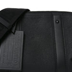 Grained Calfskin Aerogram City Keepall Black