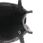 Denim GG Monogram Calfskin Mini Ophidia Tote Bag Black
