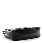 Calfskin Matelasse Monogram Lou Camera Bag Black