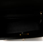 Lambskin Resin Crystal Square Quilted Mini Monacoco Flap Black