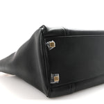 Supple Shiny Lambskin Luggage Black