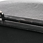 Calfskin G Chain Clutch Black