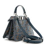 Velvet Jacquard FF Small Peekaboo I SEE U Satchel Anice