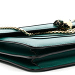 Calfskin Serpenti Forever Shoulder Bag Emerald Green