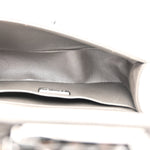 Galuchat Stingray Small Boy Flap Silver