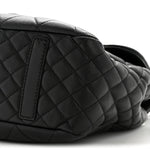 Caviar Quilted Coco Casual Flap Black