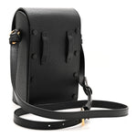 Dollar Calfskin Vertical Horsebit 1955 Crossbody Bag Black