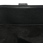 Grained Calfskin Triomphe Medium Cabas Anais Black