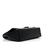 Lambskin Quilted Maxi Single Flap Black