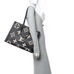 Empreinte Monogram Giant Onthego GM Black Beige