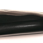 Calfskin Crocodile Embossed Kate Monogram Tassel Chain Wallet Fog
