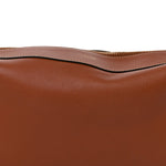 Supple Calfskin Medium Romy Shoulder Bag Tan